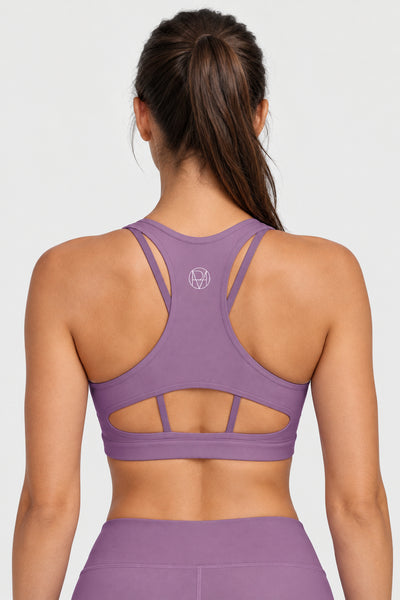 Racer Back Sports Bra - Pink