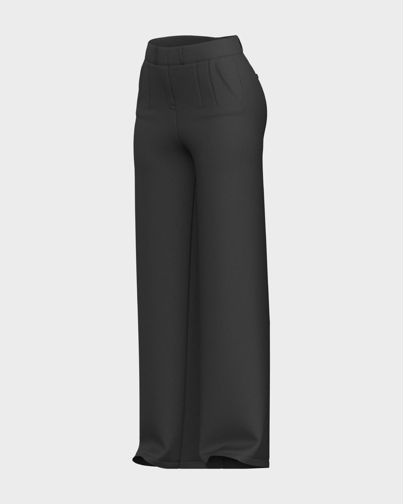 Womens Tailored Pants - Black