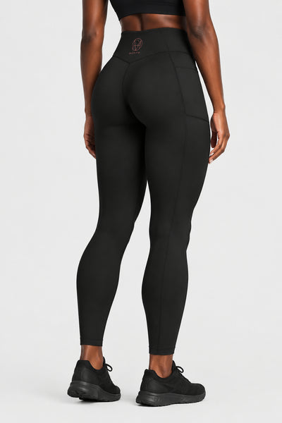 Awareness V-Shaped Leggings - Black